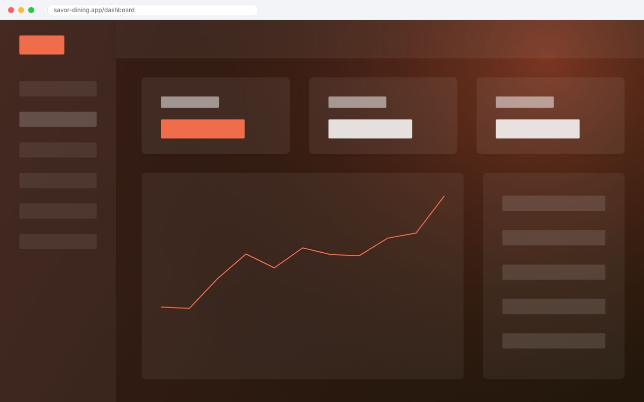Savor Dining · screenshot 1