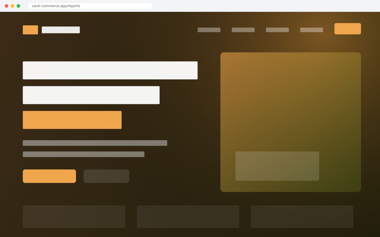 Vault Commerce · screenshot 2
